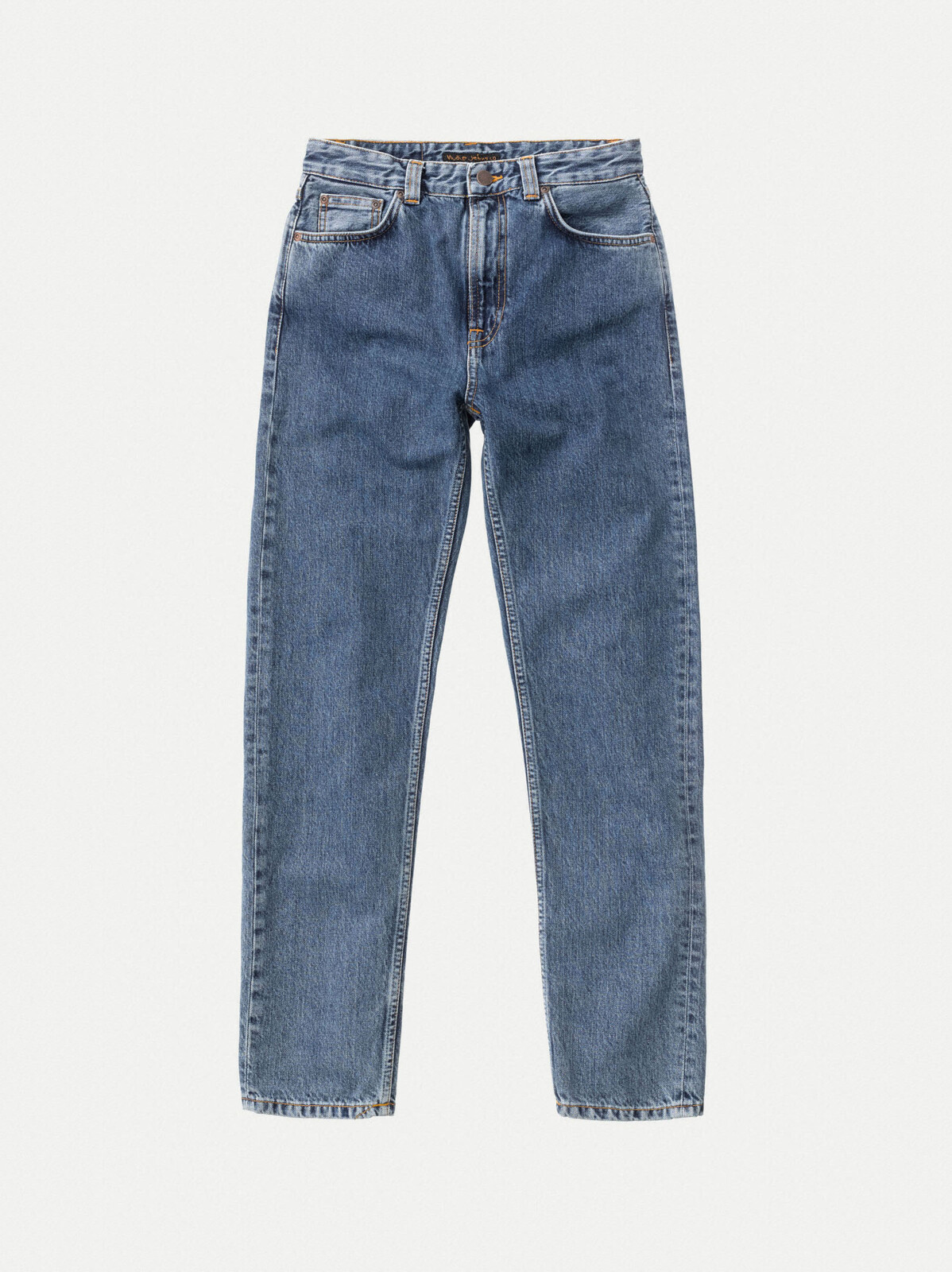 Nudie Jeans】Breezy Britt Friendly Blue 女版高腰寬錐形褲