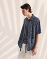 【Universal Works】S/S Kyoto Shirt In Indigo Japanese Paisley／變形蟲藍染日式罩衫