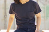【Dehen 1920】Heavy Duty Tee - Single Pocket－Navy 