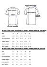 【BZEN】M.3067 THE LORD REGULAR FIT RAGLAN TEE-E1A 2L INDIGO 