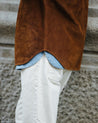 【Fortela】RANCH CR001 MOU Western Suede Shirt Jacket 