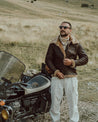 【Shangri-La Heritage】“Aviatore” B-3 Seal Brown Shearling Jacket 咖啡色美麗諾羊毛皮轟炸機夾克