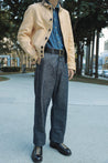 【MISTER FREEDOM】Campus Jacket- Natural 哥薩克外套美國植鞣原色皮革