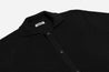 【3sixteen】Pima Cotton Collared Cardigan Black