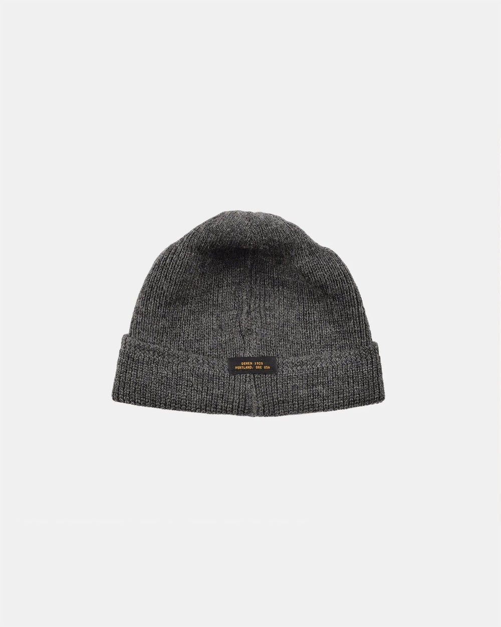 【Dehen 1920】Wool Knit Watch Cap - Charcoal / 羊毛針織帽