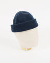 【Dehen 1920】Wool Knit Watch Cap - Dark Navy / Goldmine Mix 