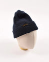 【Dehen 1920】Wool Knit Watch Cap - Dark Navy / Goldmine Mix 