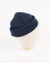 【Dehen 1920】Wool Knit Watch Cap - Dark Navy / Goldmine Mix 