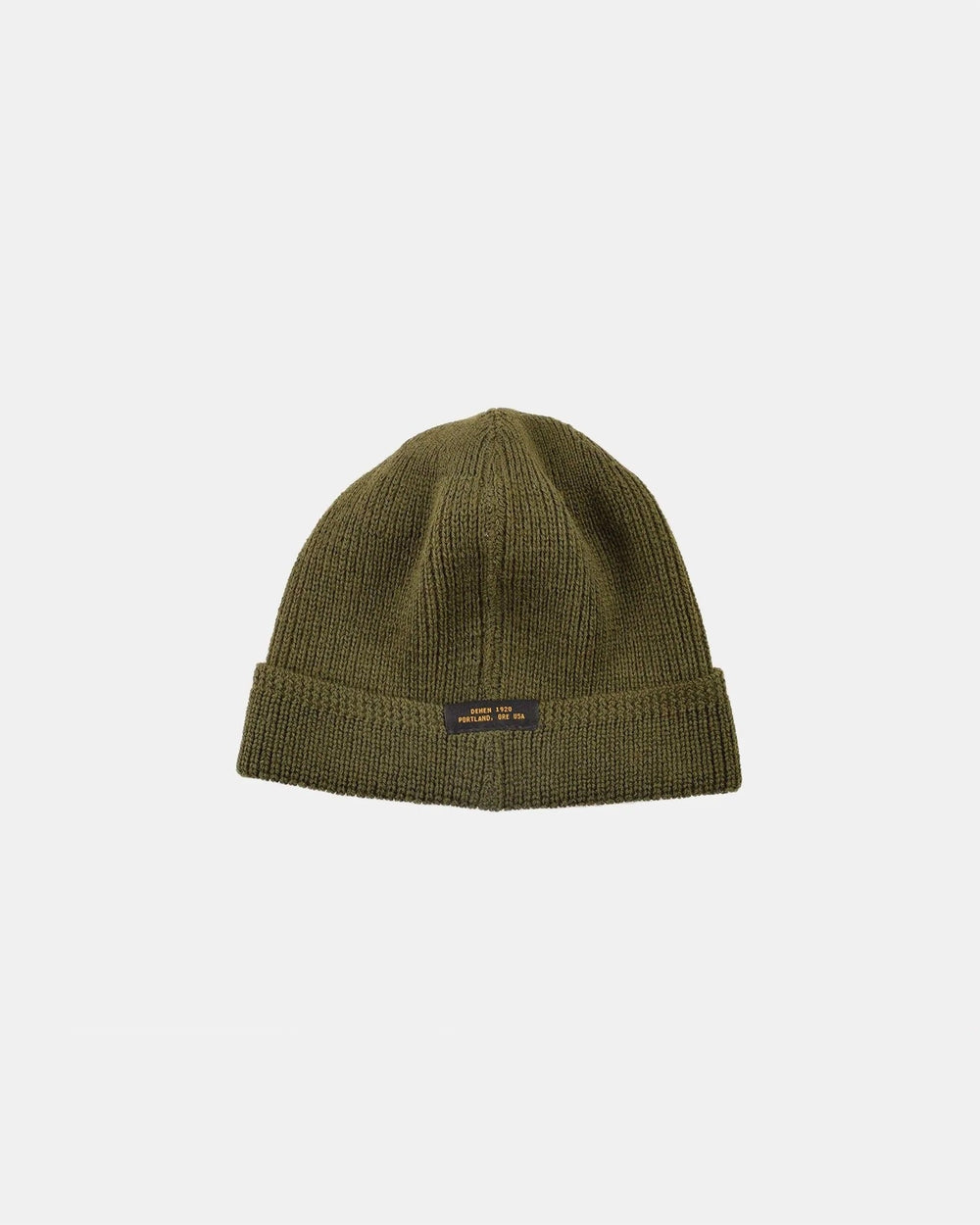【Dehen 1920】Wool Knit Watch Cap - Loden / 羊毛針織帽