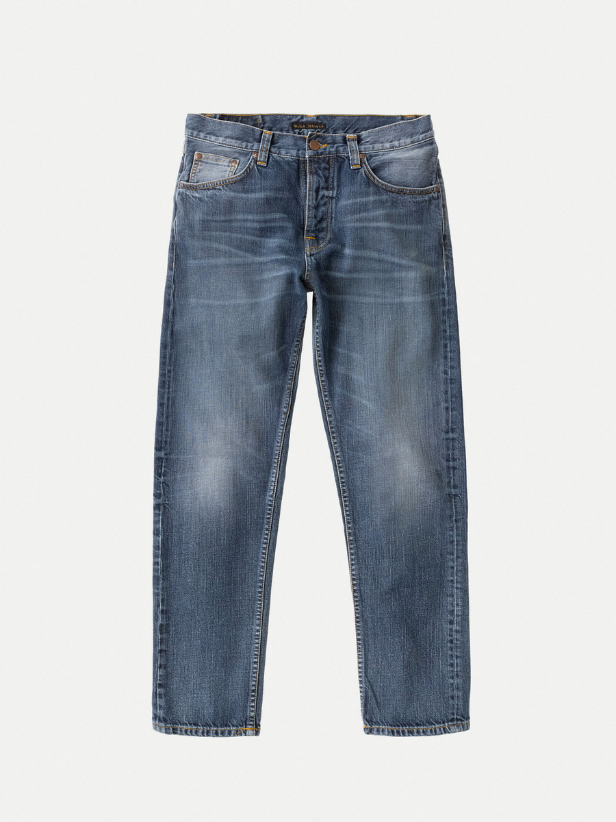 Nudie Jeans】Steady Eddie II Worn Gene – Blue Beach Denim
