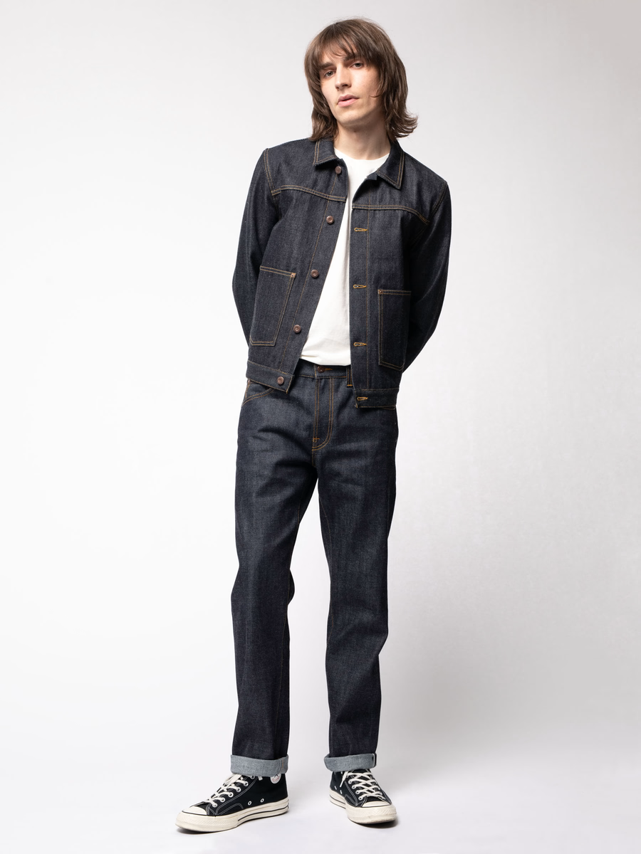 Nudie Jeans】Dante Blue Rainbow Denim Jacket – Blue Beach Denim