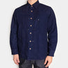 【BZEN】M.3239-PANCHO REGULAR FIT PLEATED VINTAGE INSPIRED SHIRT-5.25oz-E0 DARK LAKE 