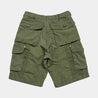 【BZEN】M*A*S*H UPCYCLED CARGO SHORT- ARMY GREEN / 老品拆解重製 加拿大軍用布 寬版短褲