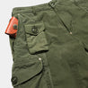 【BZEN】M*A*S*H UPCYCLED CARGO SHORT- ARMY GREEN / 老品拆解重製 加拿大軍用布 寬版短褲