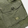 【BZEN】M*A*S*H UPCYCLED CARGO SHORT- ARMY GREEN / 老品拆解重製 加拿大軍用布 寬版短褲