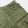 【BZEN】M*A*S*H UPCYCLED CARGO SHORT- ARMY GREEN / 老品拆解重製 加拿大軍用布 寬版短褲