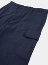 【3sixteen】Cargo Pants - Navy Back Satin 