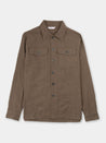 【3sixteen】Olive Gauze Fatigue Overshirt / 美製 日本特殊微皺紗布 綠色