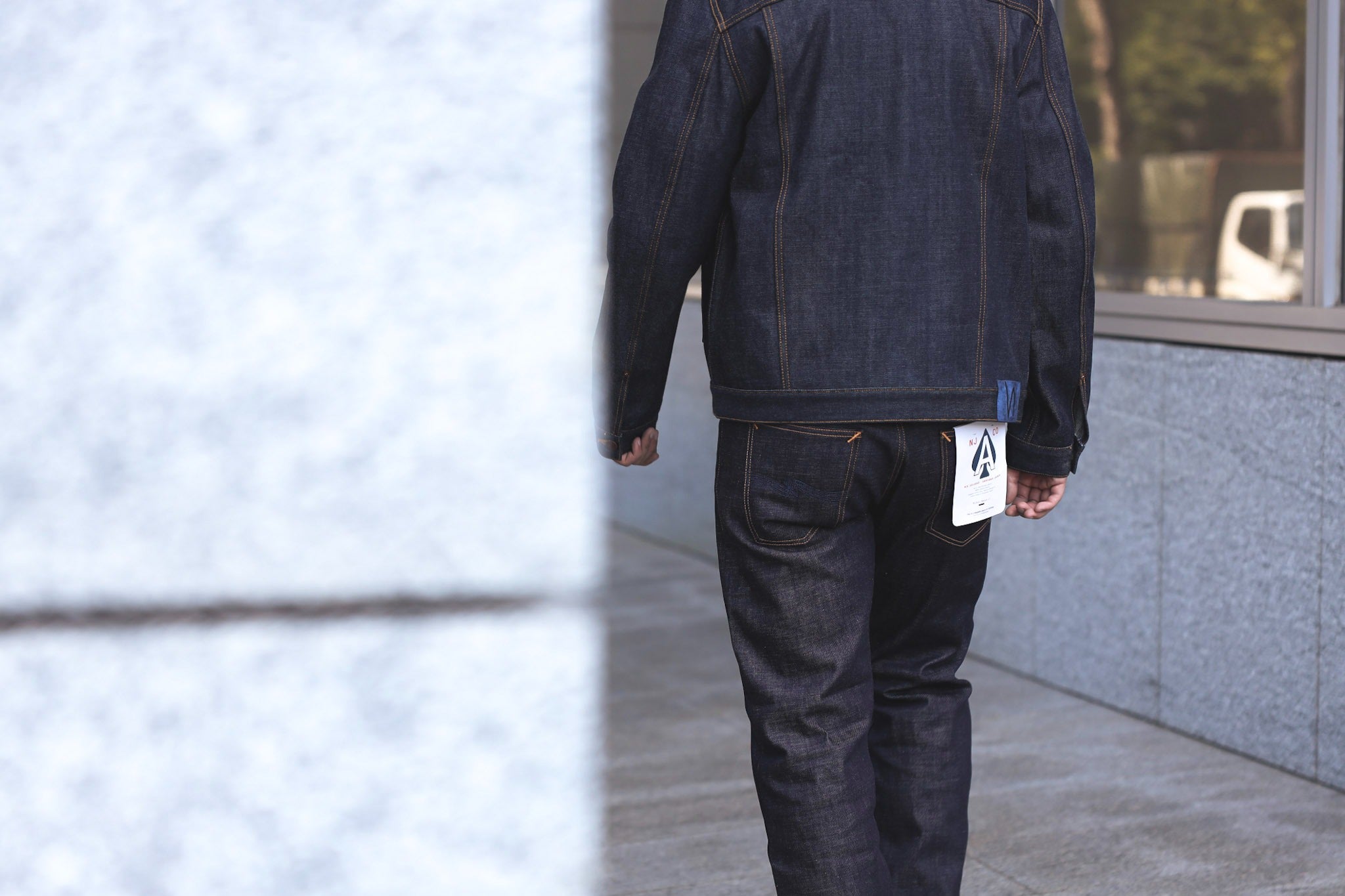 Nudie Jeans】Dante Blue Rainbow Denim Jacket – Blue Beach Denim