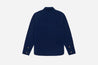 【3sixteen】CPO Shirt Indigo Sashiko / 海軍襯衫 藍染刺子 - Blue Beach Denim