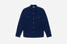 【3sixteen】CPO Shirt Indigo Sashiko / 海軍襯衫 藍染刺子 - Blue Beach Denim