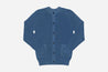 【3sixteen】義大利藍染匹馬棉 開襟毛衣／Crewneck Cardigan Indigo