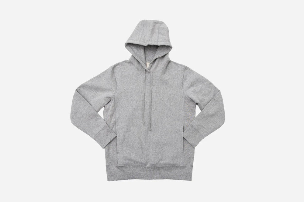 【3sixteen】Heavyweight Pullover Hoody Grey 加拿大厚磅刷毛套頭連帽T灰色