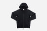 【3sixteen】Heavyweight Zip Hoody 厚磅刷毛拉鍊連帽外套黑色