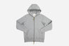 【3sixteen】Heavyweight Zip Hoody 厚磅刷毛拉鍊連帽外套灰色