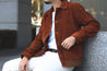 【Nudie Jeans】Steve Leather Jacket Cognac／山羊絨麂皮經典剪裁夾克