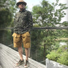 【BZEN】M.1179-ACE REGULAR FIT 8 POCKET CANVAS CARGO SHORT-13.5oz-E0 CURRY POWDER