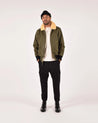 [Dehen 1920] Flyer's Club Jacket - Loden Waxed Canvas