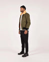 [Dehen 1920] Flyer's Club Jacket - Loden Waxed Canvas