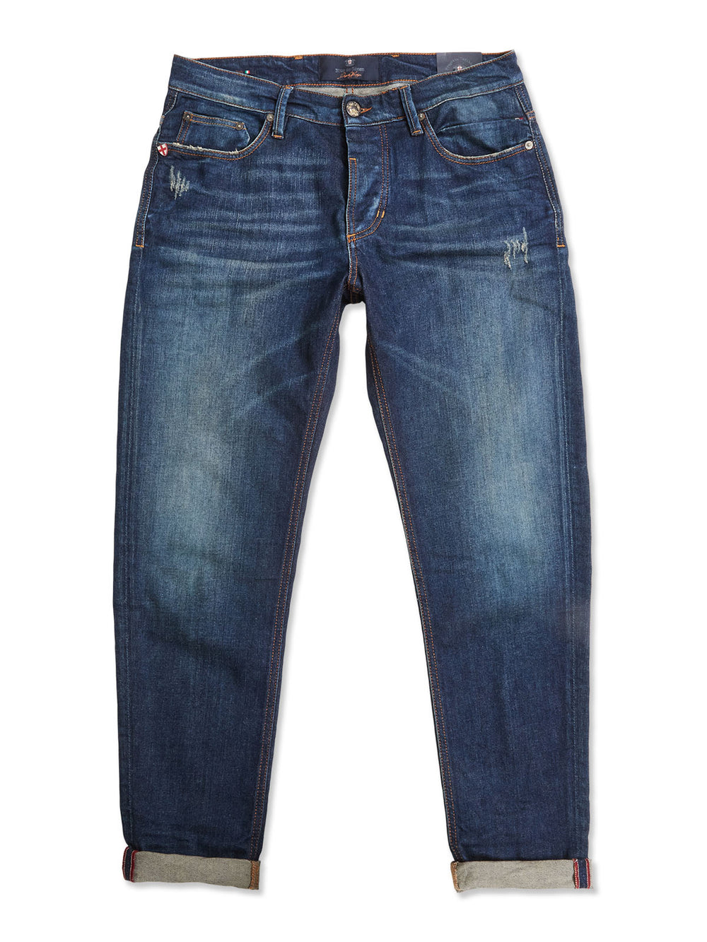 【Blue de Genes】深海藍水洗破壞褲／Vinci N1 Deep Sea Jeans