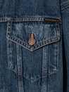 【Nudie Jeans】女版三代落肩 水洗外套／12.25oz／Elin Blue Maze Denim JKT