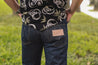 【MISTER FREEDOM】CALIFORNIAN "OUTLAW" LOT. 64 - NOS CONE DENIM / Cone Mills牛仔布 高腰寬直筒 蛙嘴口袋