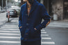 【Dehen 1920】Heavy worsted wool Shawl Sweater Coat 2.0 Navy