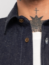 【Nudie Jeans】Sven Dry Bamboo Selvage Shirt 7.1oz / 特殊竹纖維混紡 白耳布邊襯衫