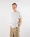 【Dehen 1920】Heavy Duty Tee - Single Pocket－Classic White 