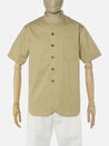 【Universal Works】ML SHIRT / 短袖棒球襯衫 卡其色