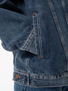【Nudie Jeans】女版三代落肩 水洗外套／12.25oz／Elin Blue Maze Denim JKT