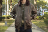 【Dehen 1920】 Flyer's Club Jacket - Dark Tan Waxed Canvas 