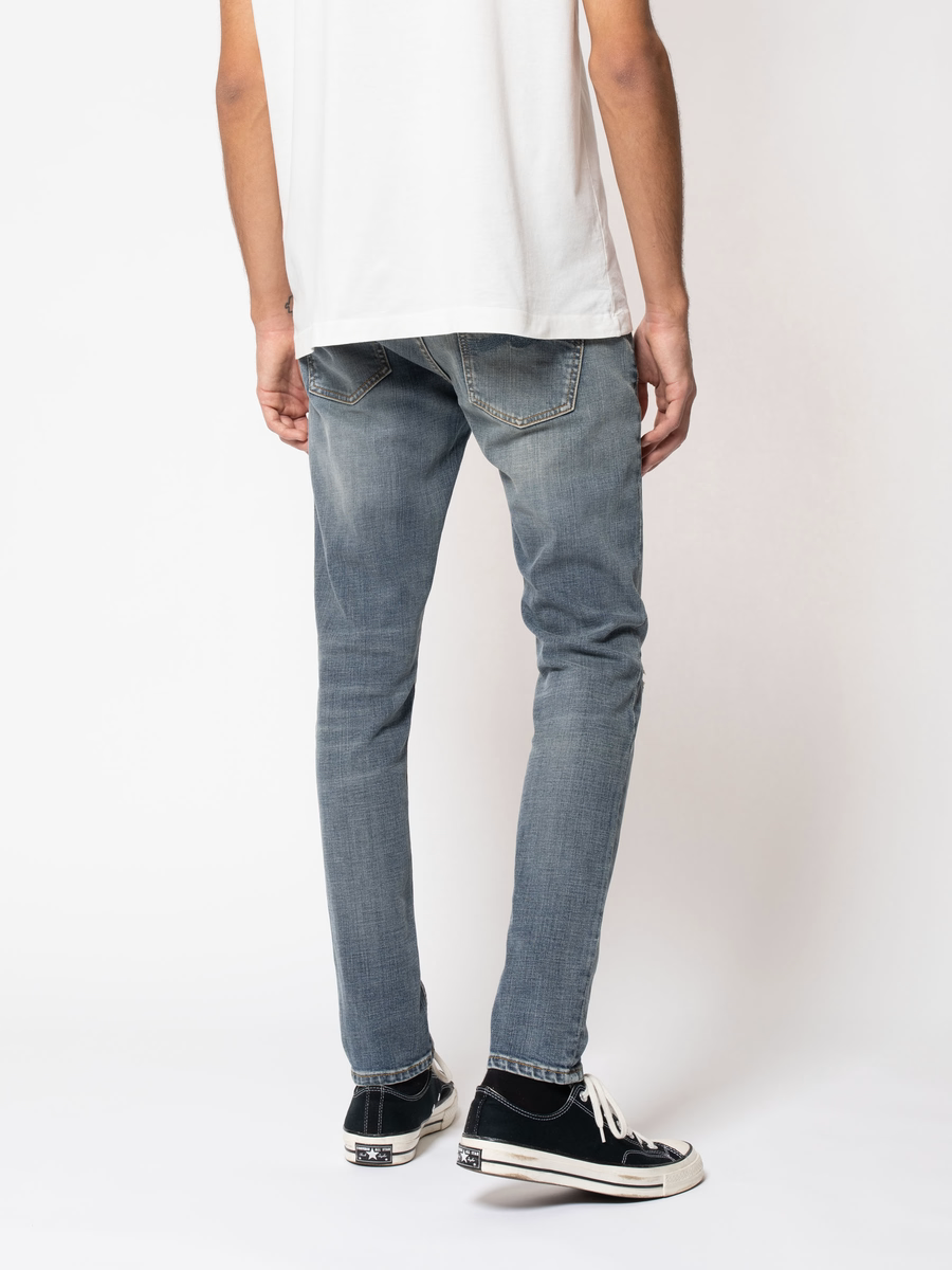 Nudie Jeans】Skinny Lin Faded Glory – Blue Beach Denim