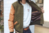 【Dehen 1920】Varsity Jacket Rust／Olive 