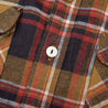 【Freenote】Jepson Brown Plaid Shirt ／ 麻質苧麻混紡 輕磅法蘭絨格紋襯衫
