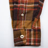 【Freenote】Jepson Brown Plaid Shirt ／ 麻質苧麻混紡 輕磅法蘭絨格紋襯衫