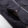 【Freenote】Teamster Bedford Vest Alpaca Linning Navy / 德福甲板布料 羊駝毛內裡 騎士背心