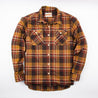 【Freenote】Jepson Brown Plaid Shirt ／ 麻質苧麻混紡 輕磅法蘭絨格紋襯衫