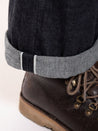 【Nudie Jeans】Asta Rinse Ruby Selvage 14.6oz 天然染 紅寶石日本布 女版高腰寬鬆直筒褲