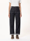 【Nudie Jeans】Asta Rinse Ruby Selvage 14.6oz 天然染 紅寶石日本布 女版高腰寬鬆直筒褲